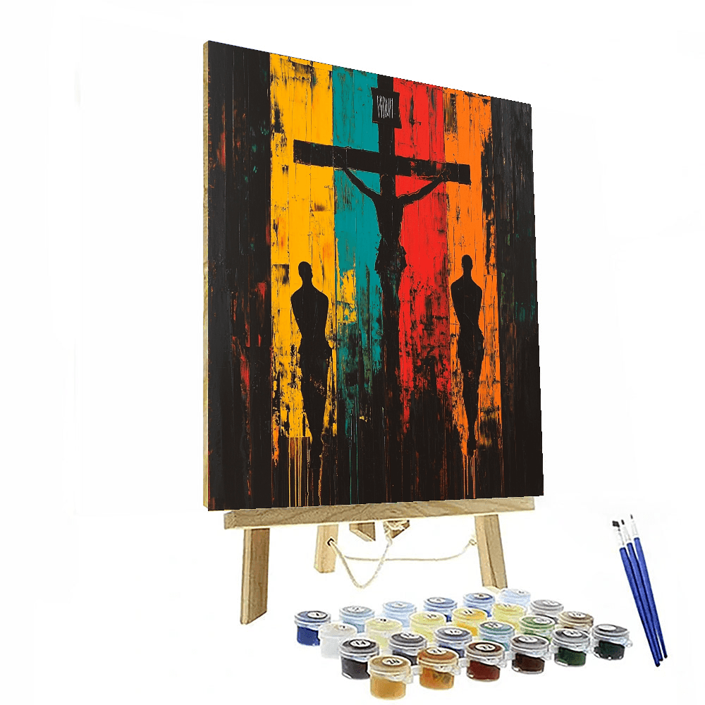 Francis Bacon Inspired Bacon's Existential Reflection  Painting By Numbers Kit