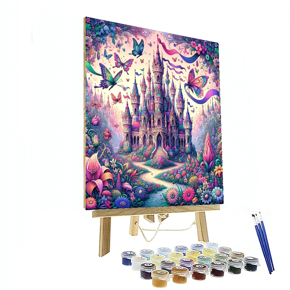 Fantastical Fairy Tale Castle Numbered Painting Kits