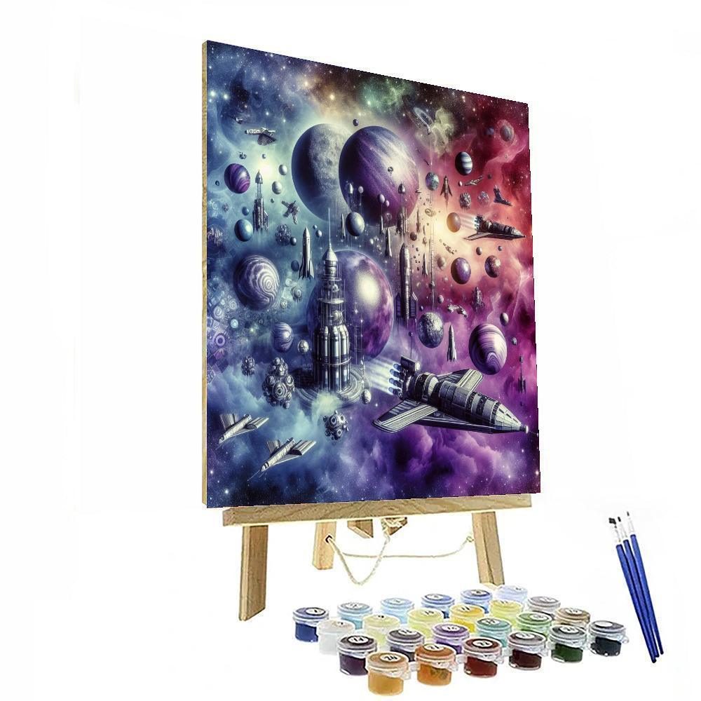 Imaginative Space Voyage Numbered Painting Kits