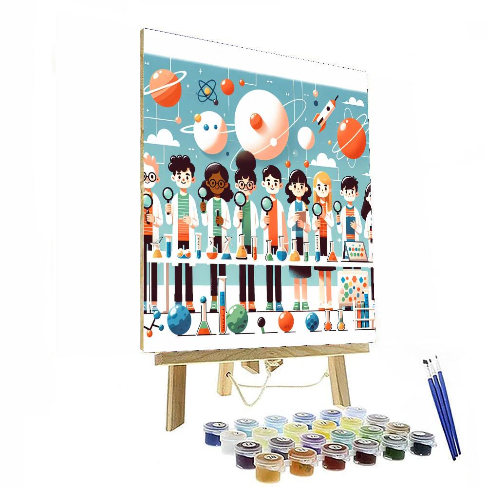 Science Sleuths Number Painting