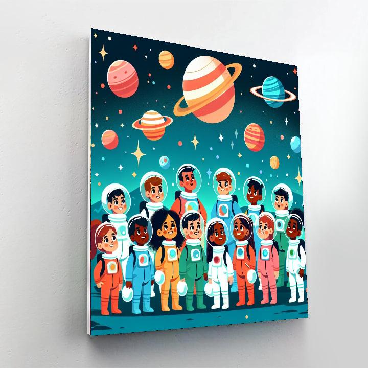 Galactic Star Quest Painting By Numbers Kit