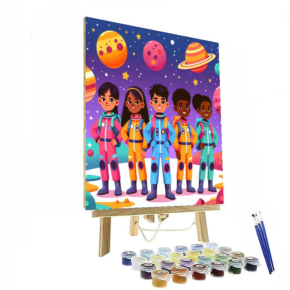 Galactic Explorers' League Paint By Numbers