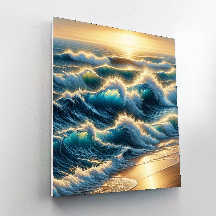 Ocean Waves Serenade Paint By Number
