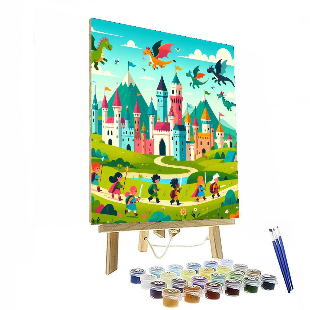 Fantasy Kingdom Adventures Number Painting