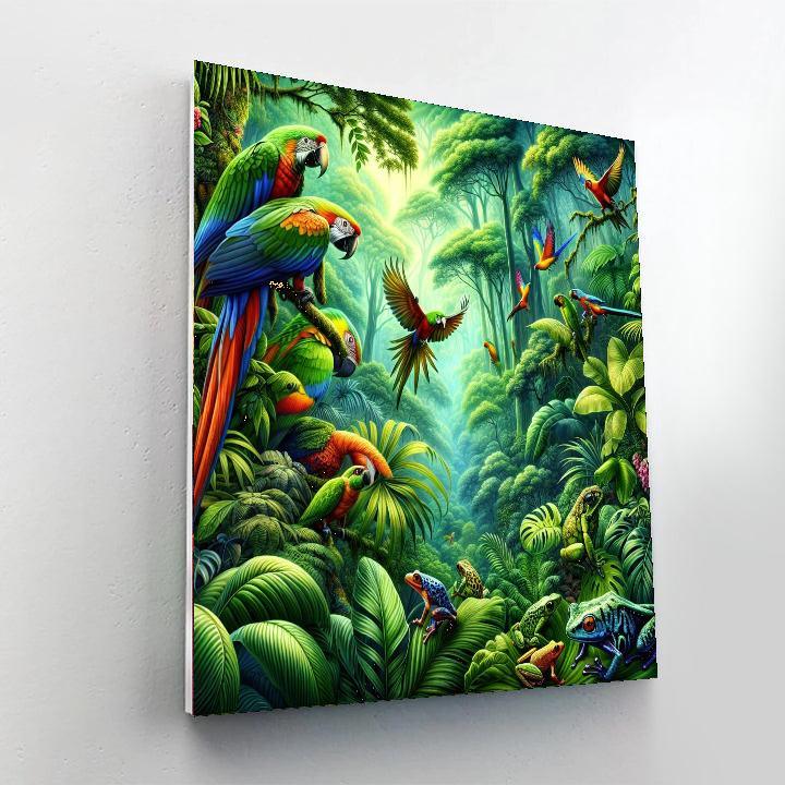 Lush Rainforest Discovery Painting By Numbers Kit