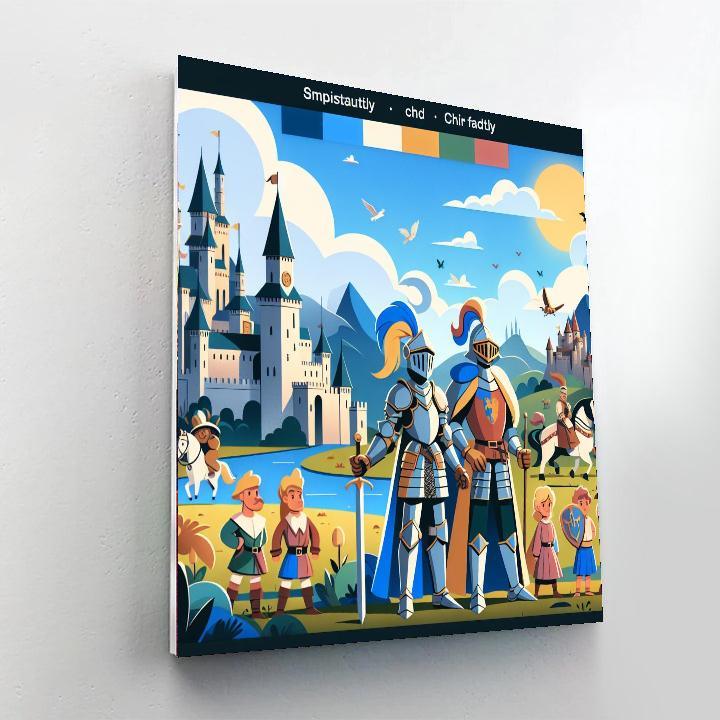 Medieval Kingdom Chronicles Numbered Painting Kits