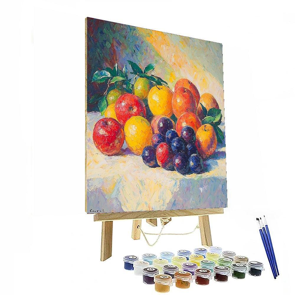 Paul Cézanne Inspired Sunlit Stillness  Painting By Numbers Kit