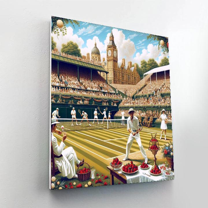 Wimbledon Tennis Championships - London Painting By Numbers Kit