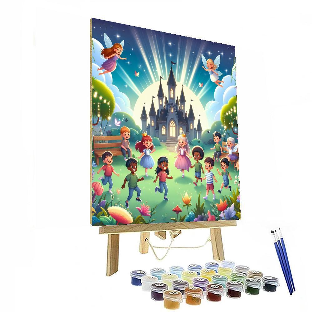 Enchanted Fairy Playground Paint By Color