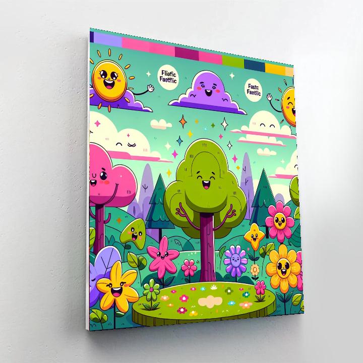 Whimsical World Of Wonders Number Painting