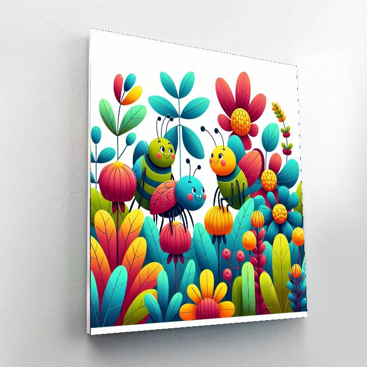Brilliant Bugs Learning Safari Painting By Numbers Kit