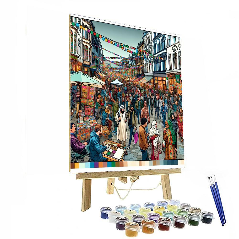 Reykjavik Cultural Night Paint By Numbers Art