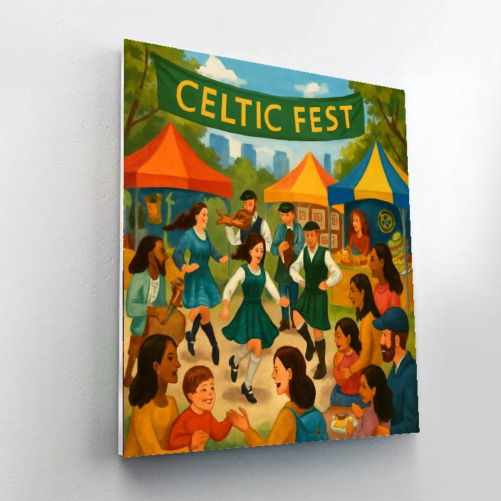 Celtic Fest - Canada Painting Number Kit