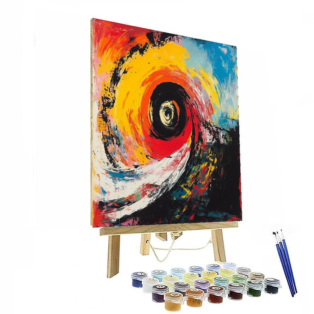 Jean-Michel Basquiat Inspired Cycles Of Time  Paint By Numbers Kits