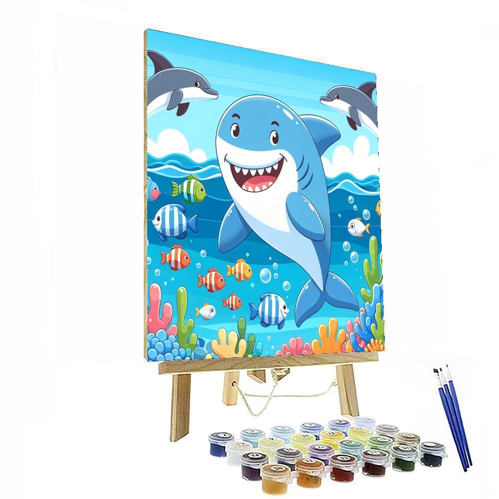 Funny Ocean Friends Paint By Color