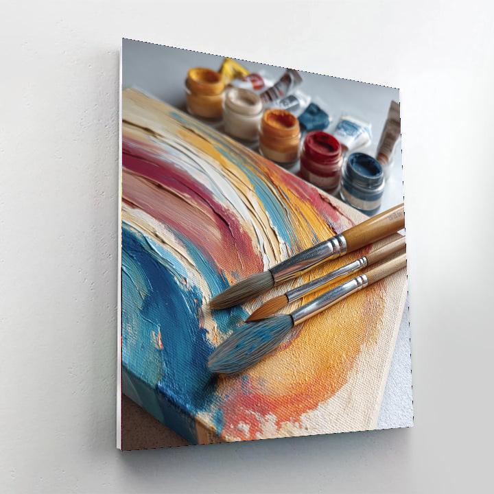 Mom's Love On The Canvas Number Painting