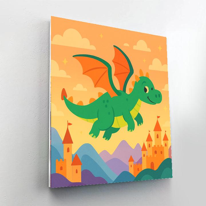 Mythical Dragon's Quest DIY Paint By Numbers