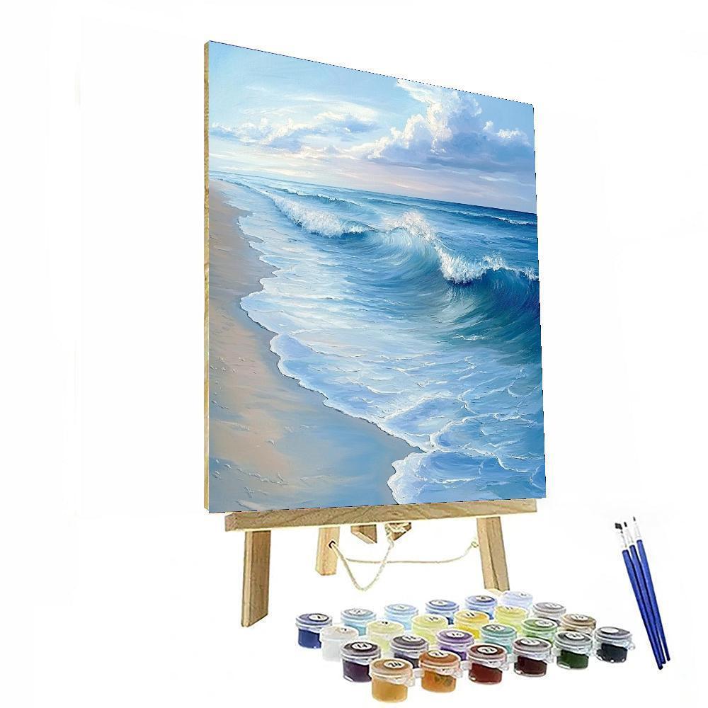 Edgar Degas Inspired Elysian Waves  Paint By Color