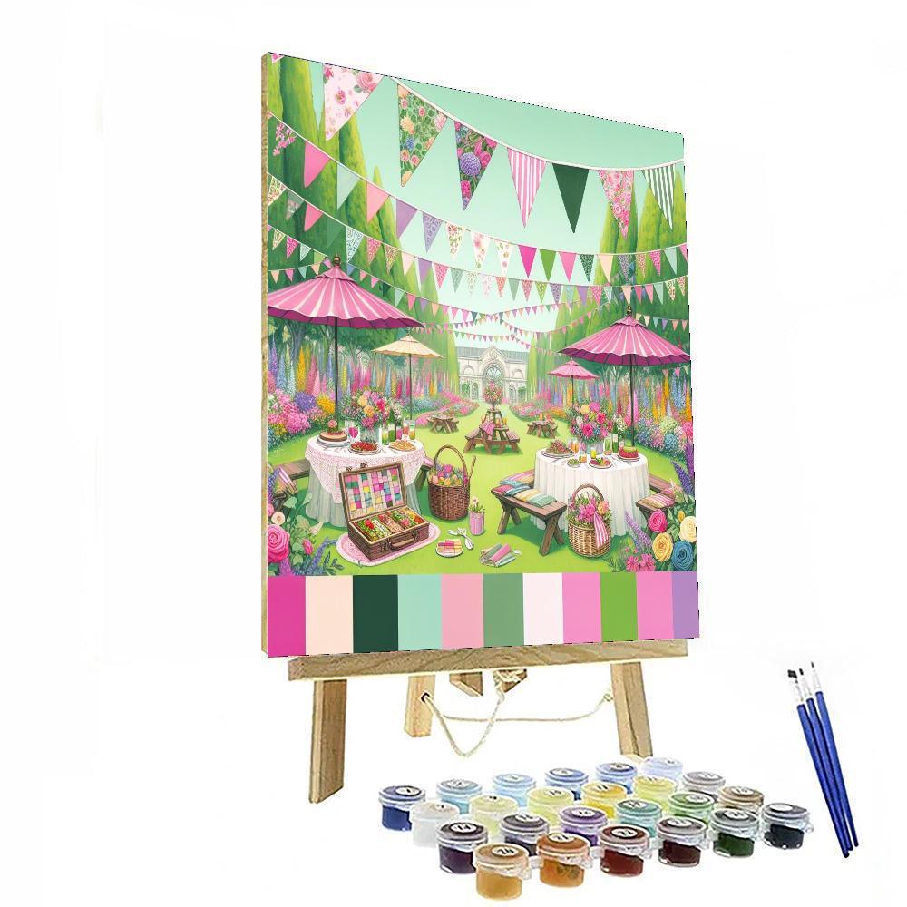 Garden Party Splendor Paint By Numbers Kits