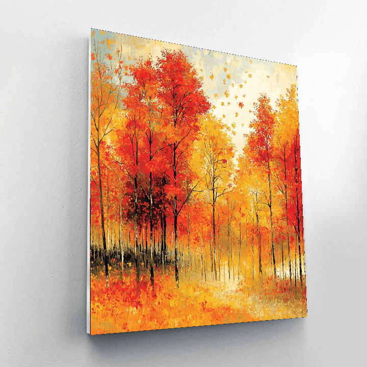 Pierre-Auguste Renoir Inspired Cascading Colors  Painting By Numbers Kit