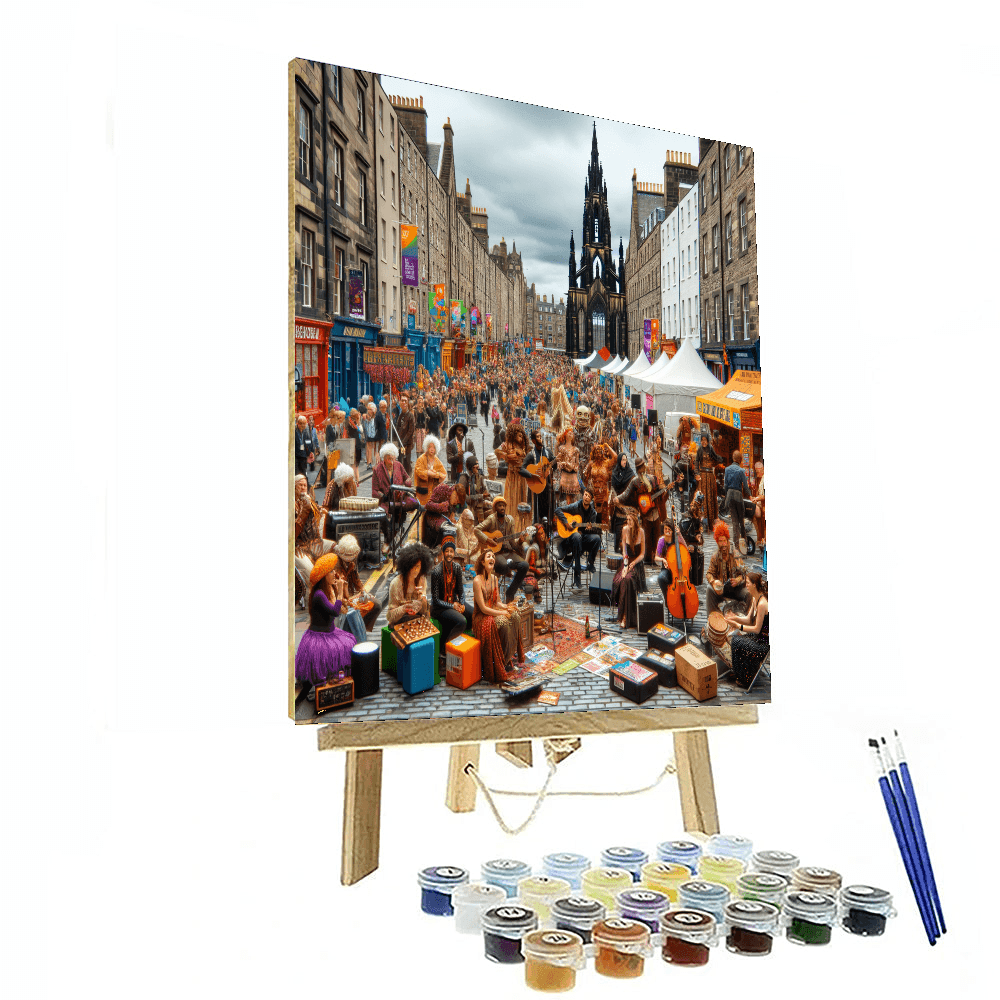 Fringe Festival - Edinburgh, Scotland Number Painting