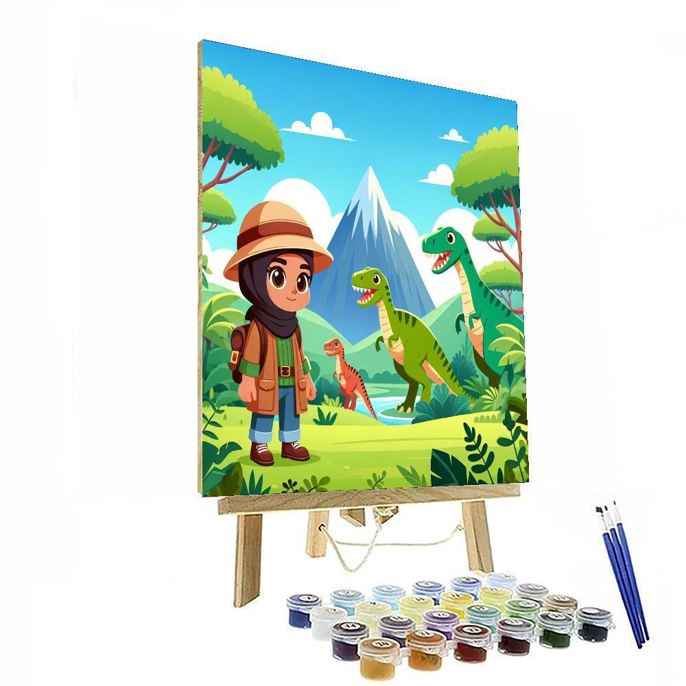 Prehistoric Jungle Expedition Paint By Numbers Kits