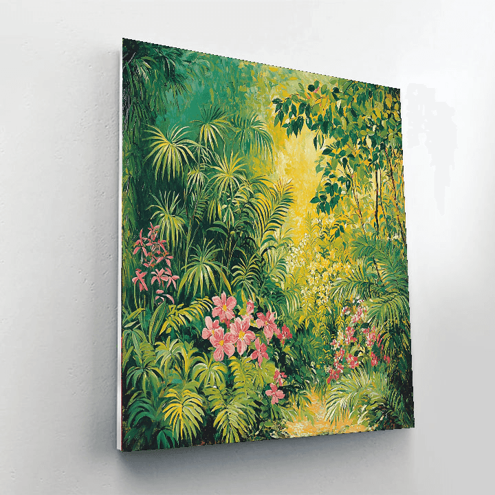 Henri Rousseau Inspired Botanical Delight  Painting By Numbers Kit
