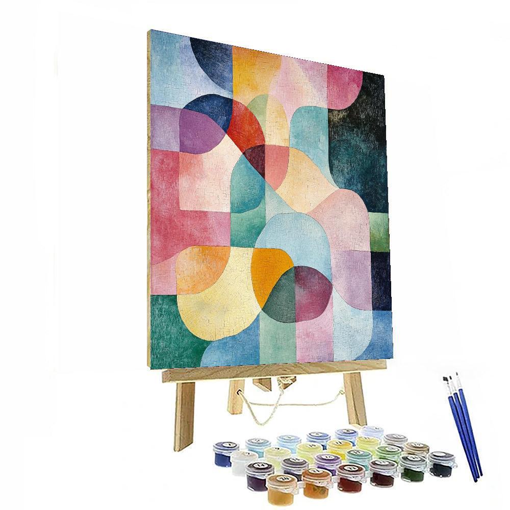 Paul Klee Inspired Lyrical Forms  Numbered Painting Kits