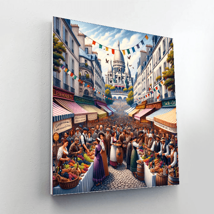 Fête Des Vendanges - France Number Painting
