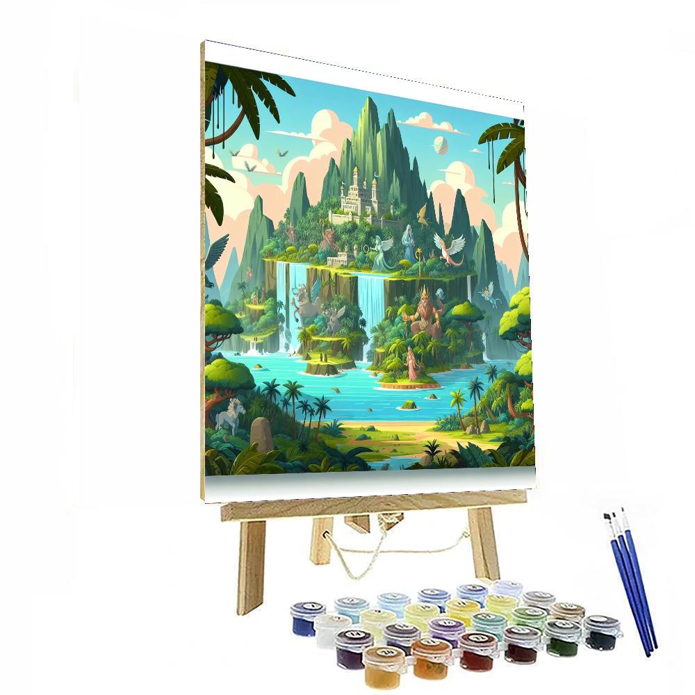 Mythical Island Expedition Paint By Number