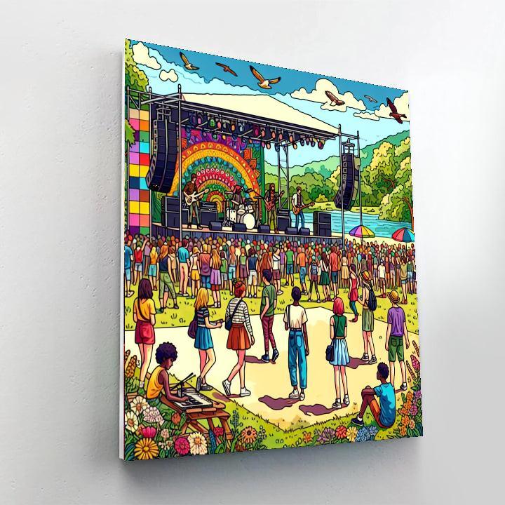 Strawberry Music Festival - China Paint By Numbers