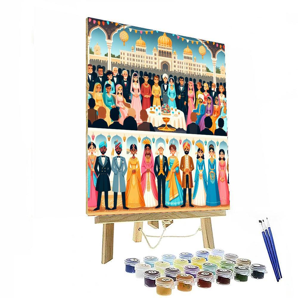 Royal Palace Party Numbered Painting Kits