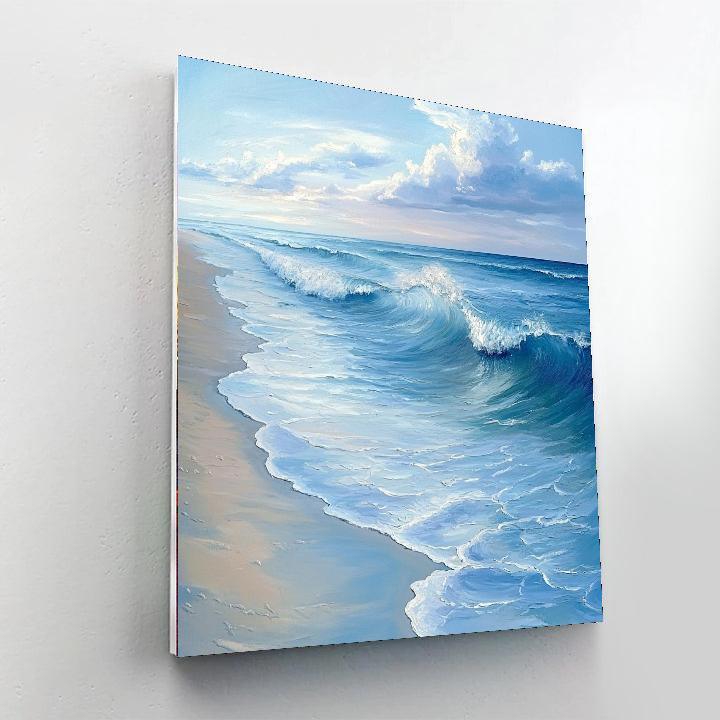 Edgar Degas Inspired Elysian Waves  Paint By Color