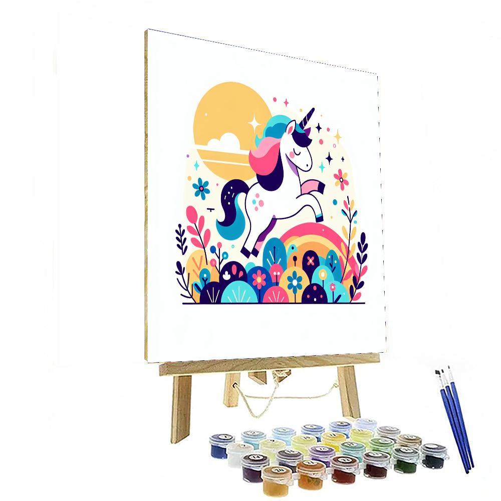 Enchanting Unicorn Painting By Numbers Kit