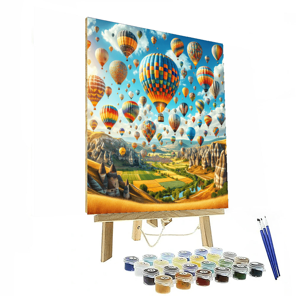 Colorful Balloon Festival - DIY Painting By Numbers Kit