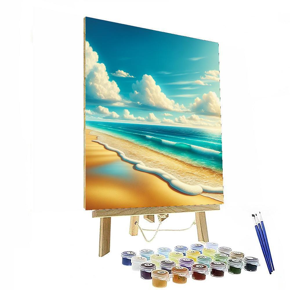 Exquisite Seaside Escape Numbered Painting Kits