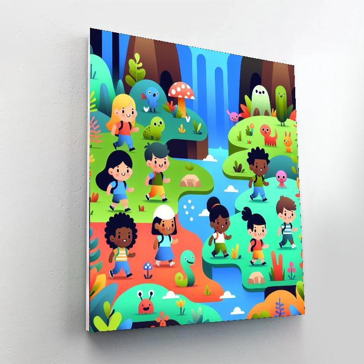 Mysterious Island Adventure Number Painting