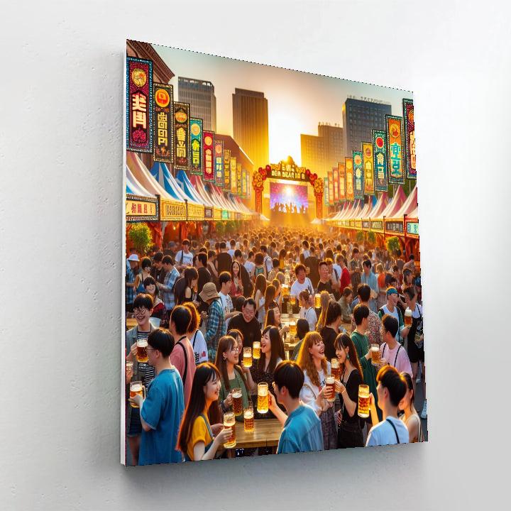 Harbin Beer Festival - China Numbered Painting Kits