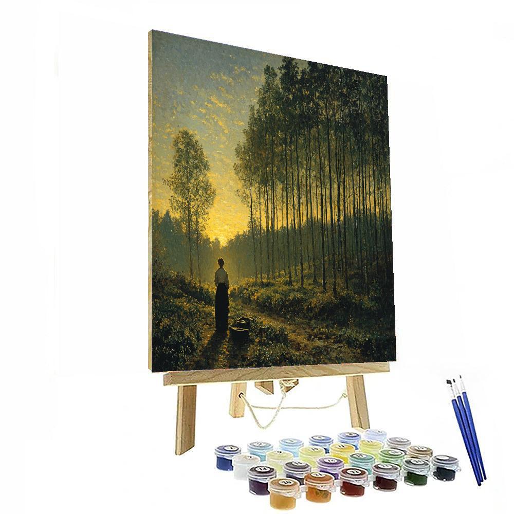 Jean-François Millet Inspired Meditative Wilderness  Paint By Numbers Kits