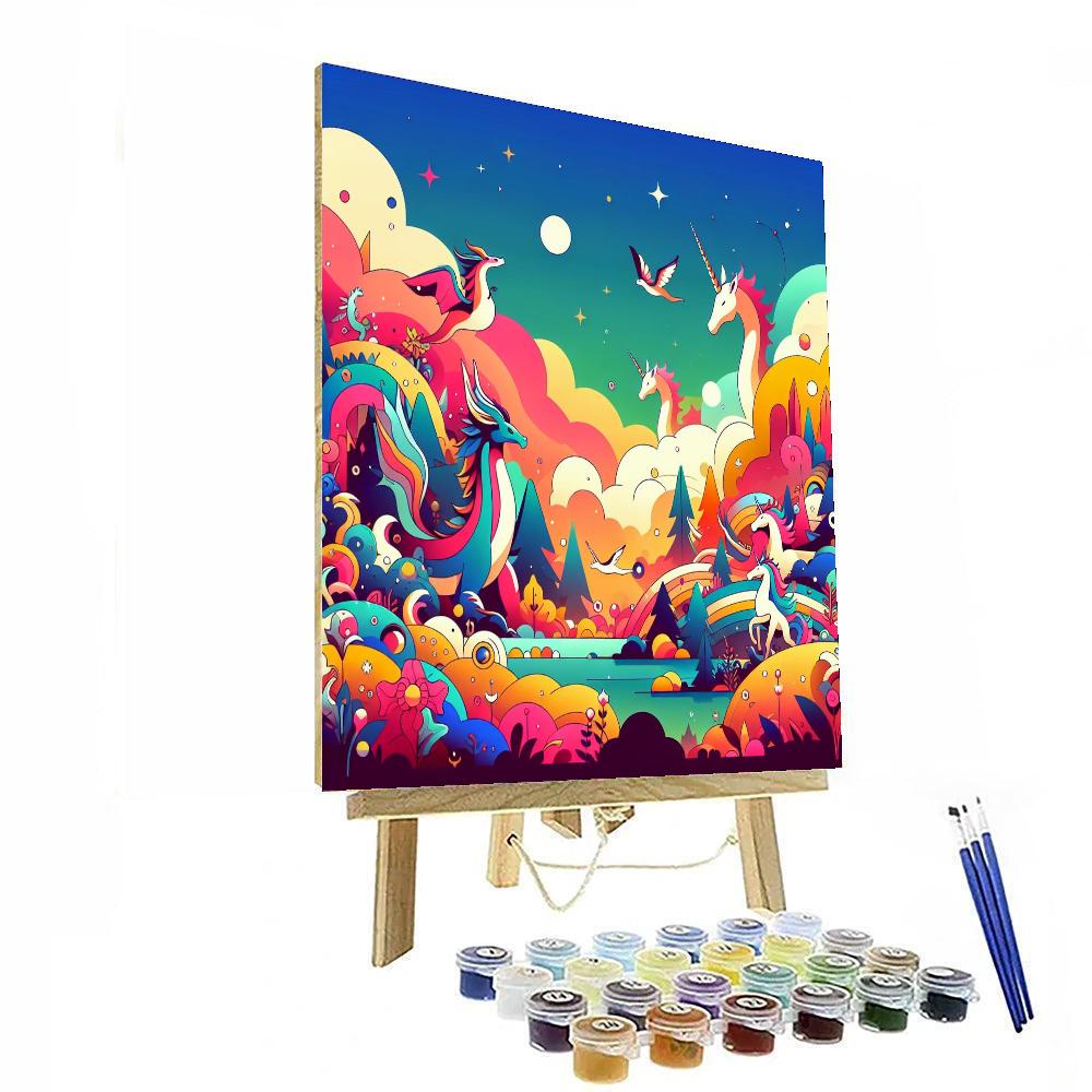 Fantasy World Journey Paint By Numbers Art