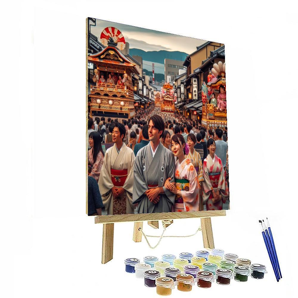 The Gion Matsuri Festival DIY Paint By Numbers