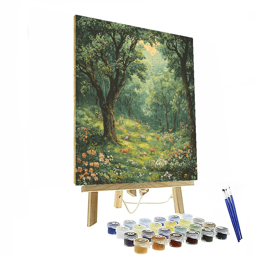Rackham Inspired Mythical Creatures Of The Forest  Painting By Numbers Kit