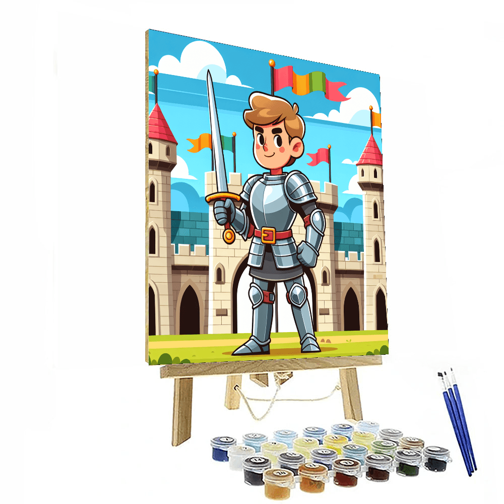 Heroic Knight Quest Paint By Numbers Kits