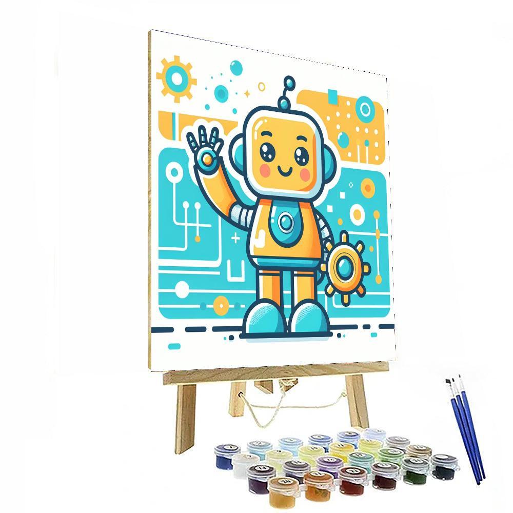 Fun Robot Paint By Color