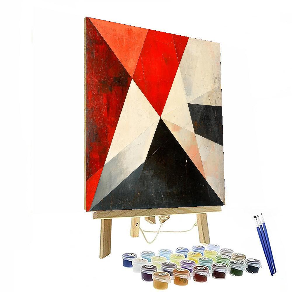 Kazimir Malevich Inspired Essence Of Emotion  Paint By Color