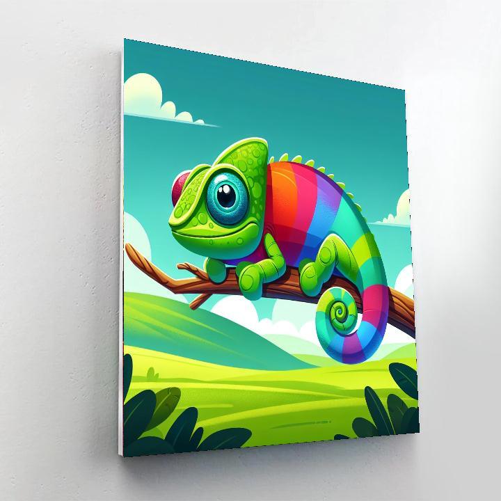 Chatty Chameleon Painting By Numbers Kit