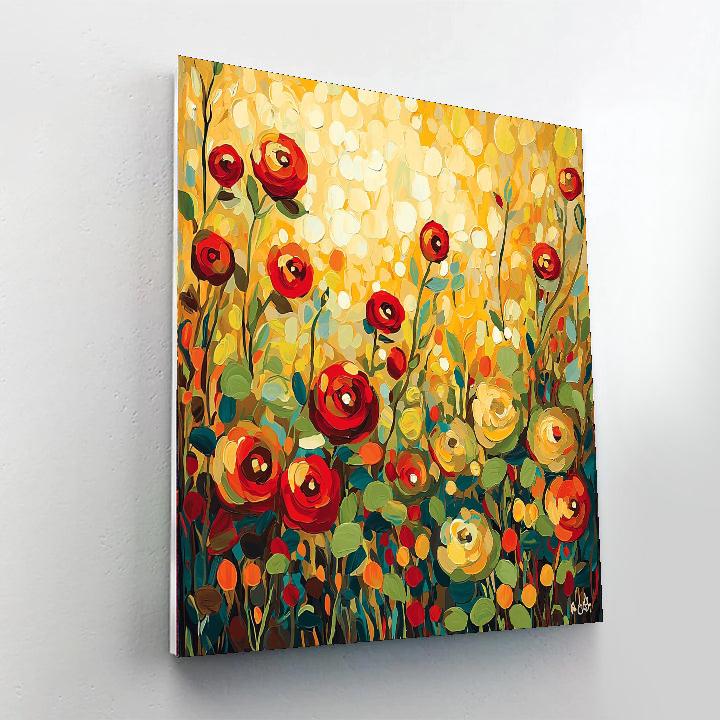 Frida Kahlo Inspired Soul Of The Sunlit Garden  Numbered Painting Kits