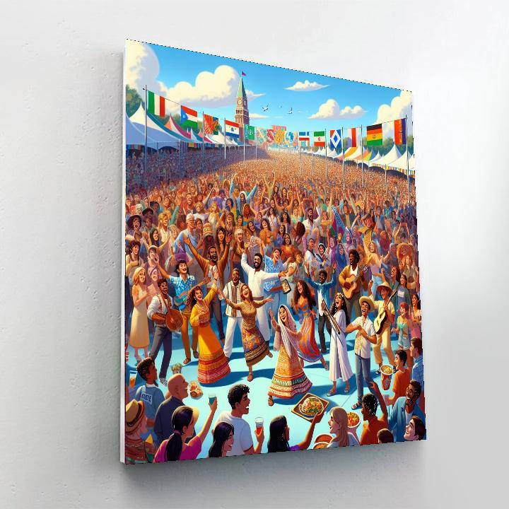 World Music Festival Paint By Numbers Art