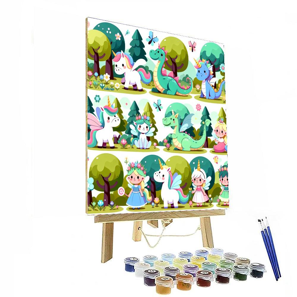 Fairytale Creatures Number Painting