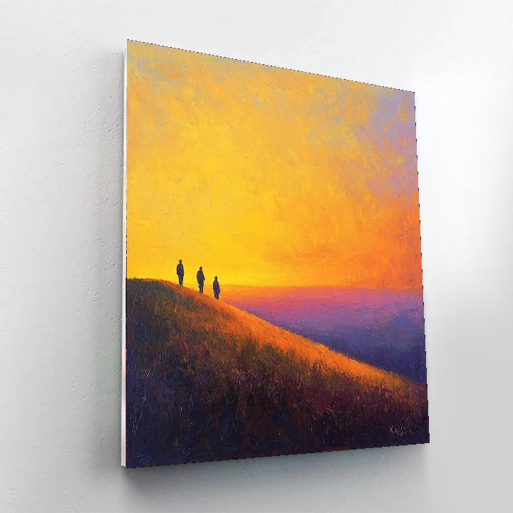 Glowing Horizons Paint By Numbers Kits